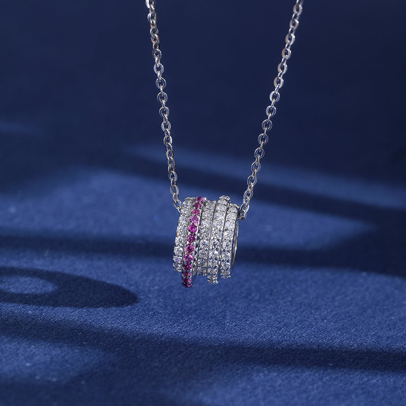 Lucky Bead Silver Necklace