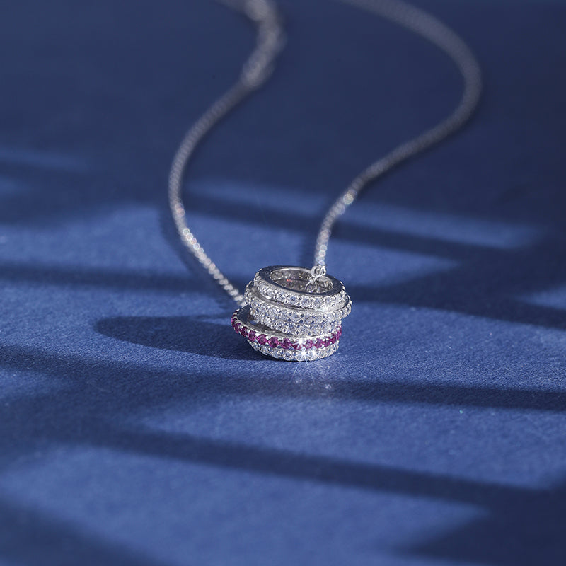 Lucky Bead Silver Necklace