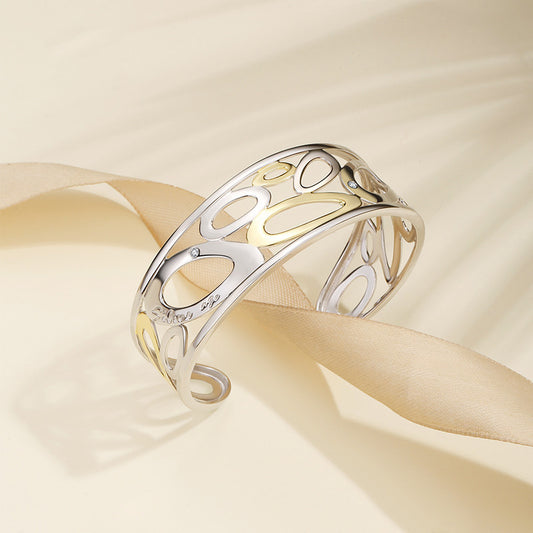 Sea Pianist Hollow Zircon Bracelet