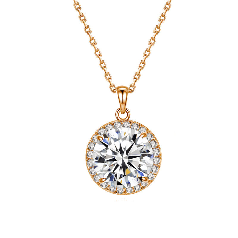 Sparkling Cubic Zirconia 14K Necklace